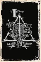 Grupo Erik Harry Potter Deathly Hallows Symbol  Poster - 61x91,5cm