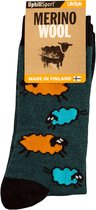 UphillSport Lifestyle Merino Sokken Sheep-Groen Unisex Crew Light