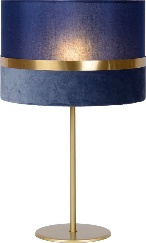 Lucide EXTRAVAGANZA TUSSE - Lampe de table - Ø 30 cm - 1xE14 - Bleu
