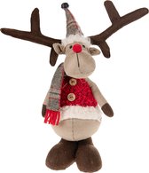 Eland kerstman pop - Multi - 15x12x33cm