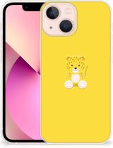 Hippe Hoesjes geschikt voor iPhone 13 mini Telefoon Hoesje Baby Leopard