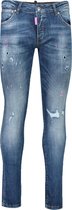 My Brand Jeans Blauw Slank - Maat W28 - Heren - Herfst/Winter Collectie - Katoen;Elastaan