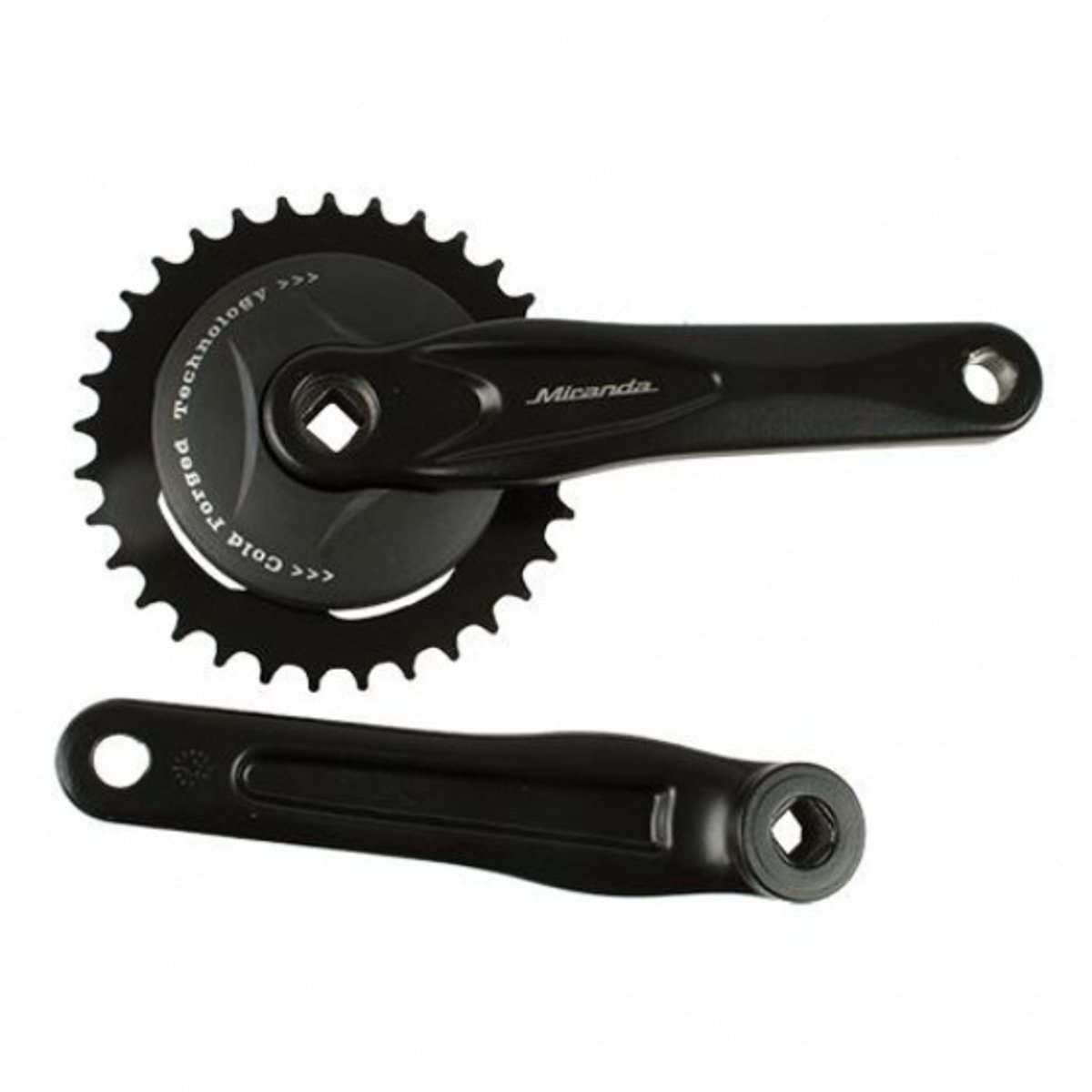 Miranda Crankstel Beta 1 Met Disk 33t 170 Mm Zwart