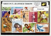 Kogelstoten & slingeren – Luxe postzegel pakket (A6 formaat) : collectie van 50 verschillende postzegels van kogelstoten & slingeren – kan als ansichtkaart in een A6 envelop - auth