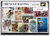 Racefietsen – Luxe postzegel pakket (A6 formaat) : collectie van 25 verschillende postzegels van racefietsen – kan als ansichtkaart in een A6 envelop - authentiek cadeau - kado - g