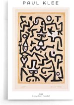 Walljar - Paul Klee - Comedians - Muurdecoratie - Poster