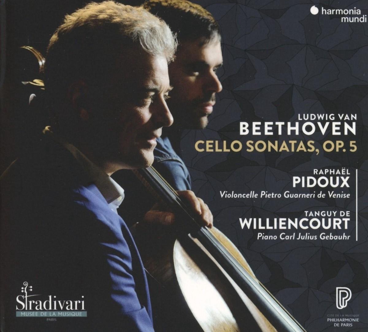 Raphaël Pidoux & Tanguy De Williencourt - Beethoven: Cello Sonatas Op. 5 (CD)