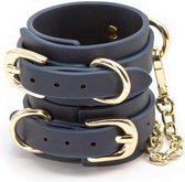 NS Novelties - Bondage Couture Wrist Cuff - Bondage / SM Cuffs Blauw