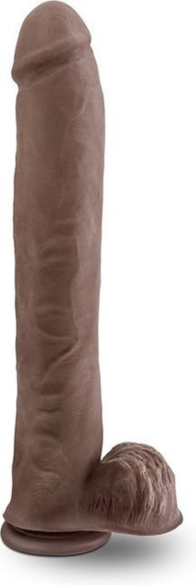 Goedkoopste XXL Dildo Au Naturel Daddy 35 CM - Bruin