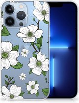 Trendy Telefoonhoesjes Geschikt voor iPhone 13 Pro Smartphone hoesje Dogwood Flowers