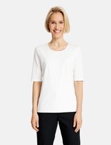 GERRY WEBER Dames Basic shirt Off-white-44