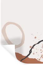 Stickers Stickers muraux - Été - Zwart - Grijs - 60x90 cm - Feuille adhésive