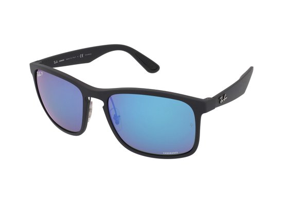 Ray-Ban RB4264 601SA1 - Chromance - Lunettes de soleil - Zwart / Blauw Mirror Chromance - Polarisées - 58mm