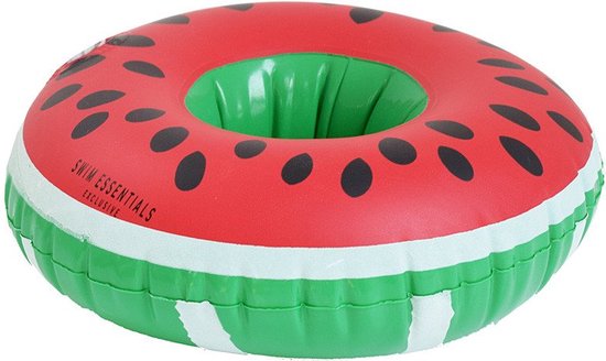 Swim Essentials Opblaasbare Bekerhouder - Zwembad Accessoires - Drankhouder Zwembad - Watermeloen
