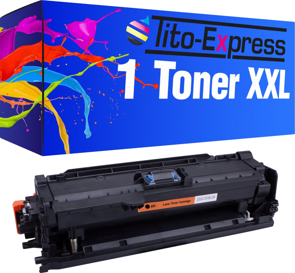 PlatinumSerie® 1 x toner alternatief voor HP CE260X XXL black