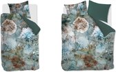 Kardol Erode Dekbedovertrek - Eenpersoons - 140x200/220 cm - Blauw Groen