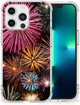 Anti-shock Hoesje met foto Geschikt voor Apple iPhone 13 Pro Telefoon Hoesje met doorzichtige rand Vuurwerk