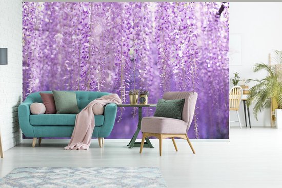 Papier fotobehang glycine fanée