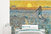 Behang - Fotobehang De zaaier - Vincent van Gogh - Breedte 325 cm x hoogte 260 cm