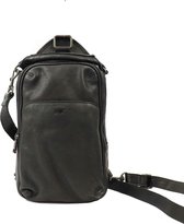 Bear Design Mavery Leren Crossbodytas / Rugtas - Zwart