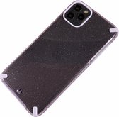 Apple iPhone X / Xs - Silicone transparant hard hoesje Tess paars - Geschikt voor