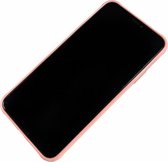 Apple iPhone X / Xs - Silicone transparant zacht hoesje Sam roze - Geschikt voor