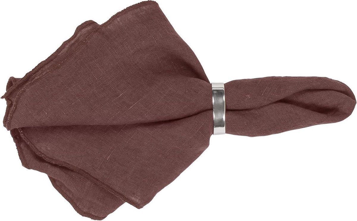 Broste Copenhagen - Servet Gracie - Aubergine