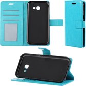 Etui Flip Wallet Cover Book Case pour Samsung A5 (2017) - Turquoise