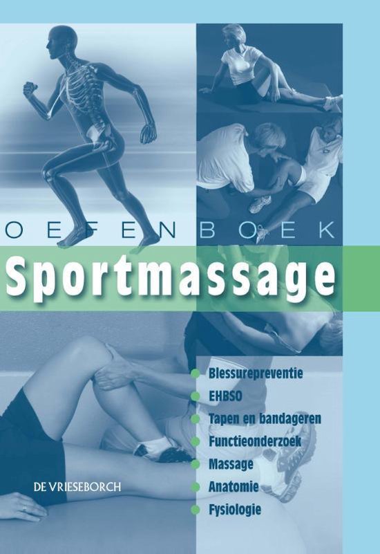Cover van het boek 'Oefenboek Sportmassage' van Willem Snellenberg