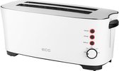 ECG ST 13730 - Broodrooster - Toaster - 4 sneden - Wit - 1350 W