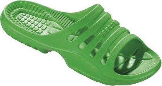 Beco Badslippers Groen Dames Maat 39