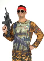 "Militair fopshirt voor volwassenen  - Verkleedkleding - M/L"