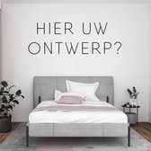 Slaapkamer muursticker met eigen ontwerp | Muurstickers slaapkamer | Stickers muur | Muursticker tekst | Topkwaliteit!