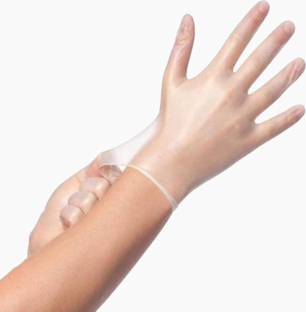 Goedkoopste Vinyl Handschoenen Poedervrij 100 stuks Small Wit