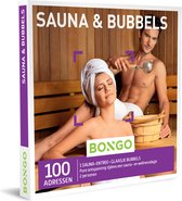 Bongo Bon - Sauna & Bubbels Cadeaubon - Cadeaukaart cadeau voor man of vrouw | 100 gezellige sauna's