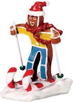 Lemax - Candy Cane Skier - Kersthuisjes & Kerstdorpen
