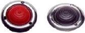 Rubberen dop met stalen ring (kleur rood) (GS63092)