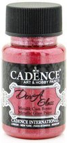 Cadence Dora Glas & Porselein verf Metallic Rood 01 013 3133 0050  50 ml