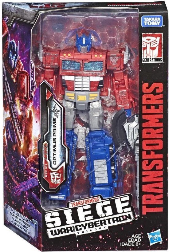 Hasbro Transformer Siege Voyager Class - Optimus Prime 18 Cm - Transformers