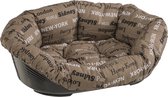 Ferplast hondenmand met kussen sofa 4 bruin - 64x48xH25 cm