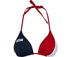 Tommy Hilfiger bikini top triangle - blauw/rood/wit | bol.com