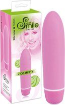 Sweet Smile – ‘Comfy’ Mini Vibrator in Klassieke Vorm voor de Reis Zonder Zorgen – Roze