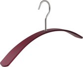 De Kledinghanger Gigant - 4 x Garderobehanger Studio plexiglas rood transparant, 44 cm