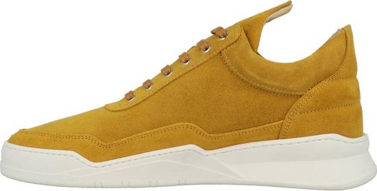 Filling Pieces Low Top Ghost Suede Mustard-45 | bol.com