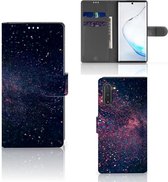 Portefeuille Samsung Galaxy Note 10 Etuis Portefeuille Compatible avec Cuir Flip Cover Fermeture magnétique pour Étoiles