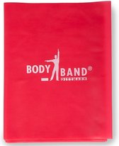 Fitness elastiek 2,5 meter - Medium weerstand - Rood - Body-Band