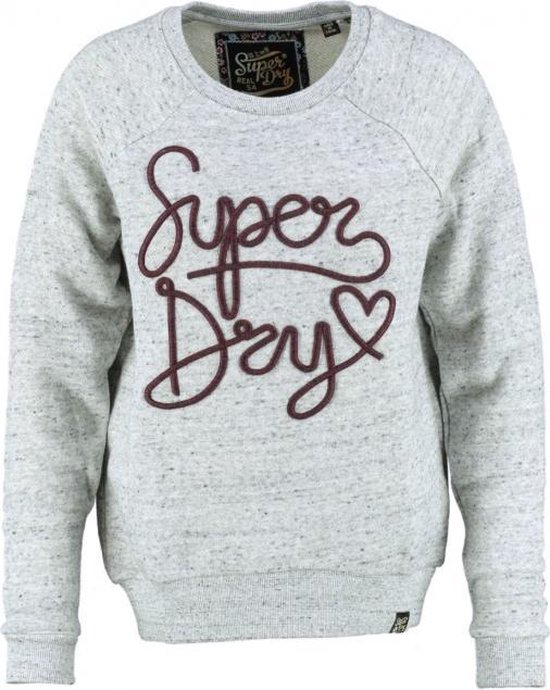 Superdry grijze sweater - Maat XS | bol.com