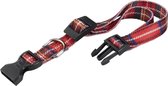 Ferplast Halsband Honden Club 56 Cm Nylon Zwart/rood