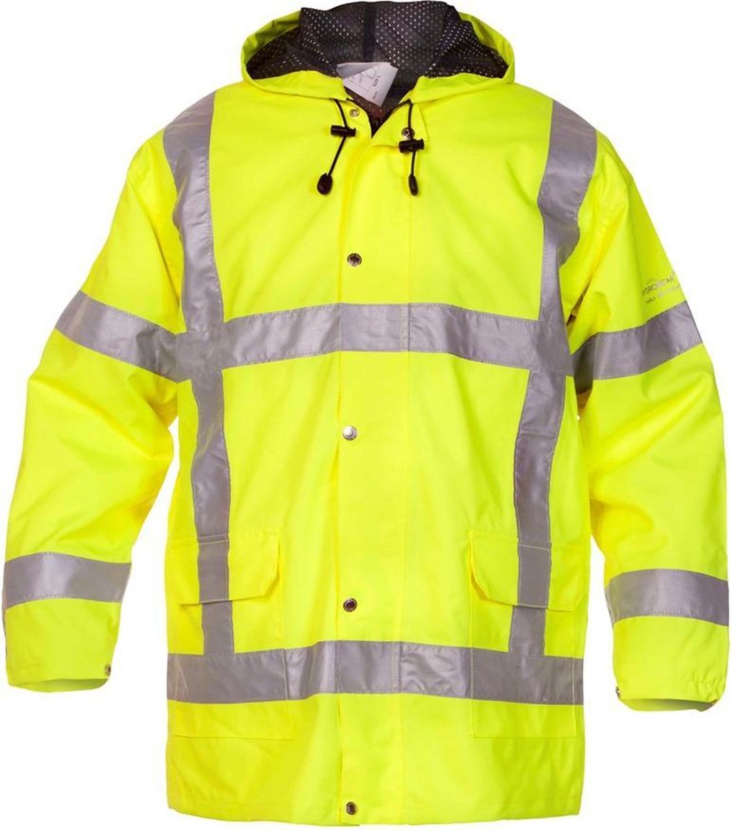 Hydrowear Regenjas Fluor Geel Mt M