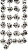 Guirlandes de Noël perles XXL argent 270 cm 2 pièces - Guirlandes de perles guirlandes - Décorations d'arbre de Noël argent
